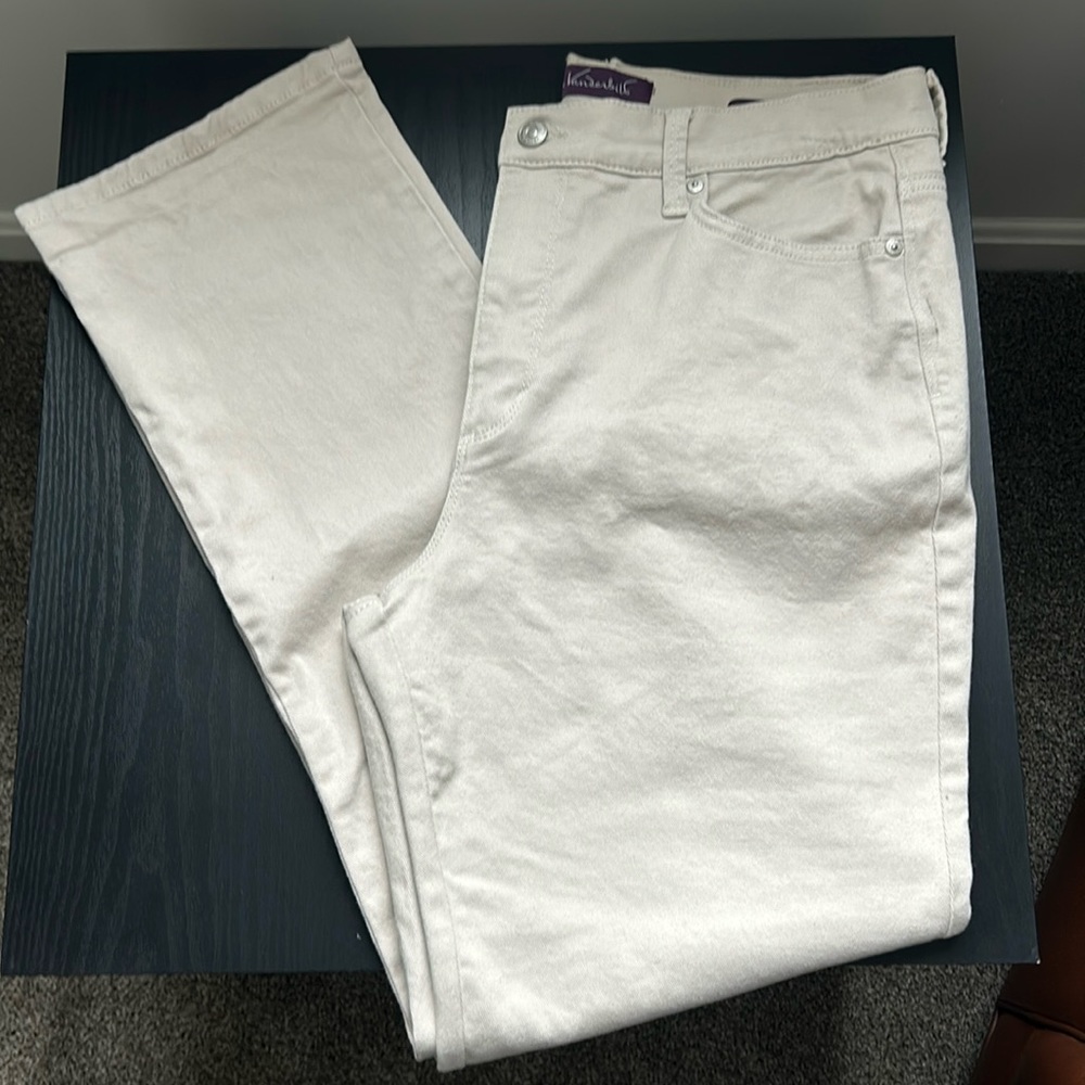 Tan jeans w/stretch